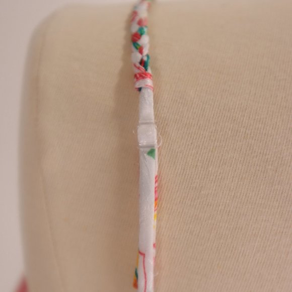 Vintage Victoria's Secret NWOT Lace Pearl Long Floral Tropical Nightgown Dress M - Picture 12 of 13